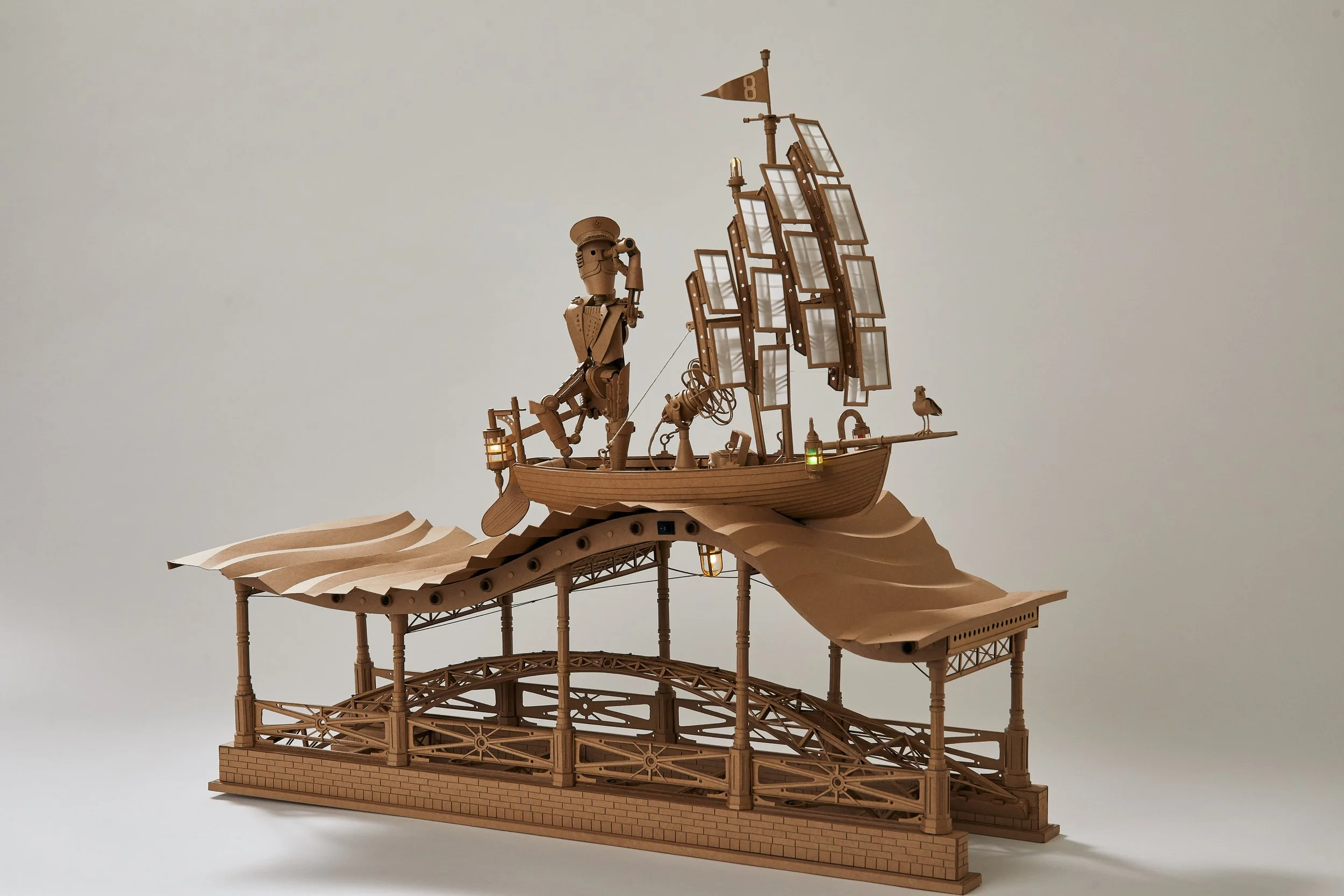 8 - The Captain - for sale — Greg Olijnyk Cardboard Artist